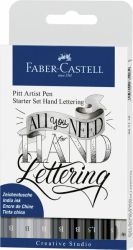 Pitt Artist taiteilijakynäsetti Lettering starter set 9 osaa/setti