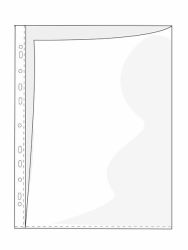 Kansiotasku A4 2-sivua auki lasinkirkas PVC 75kpl
