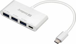 Adapteri USB-C to 3 x USB 3.0