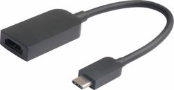 Adapteri USB-C-HDMI, 15cm