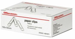 Paperiliitin wavy 50mm kuparoitu 100kpl