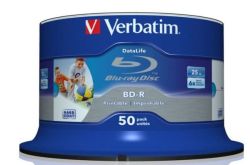 Blu-Ray Levy BD-R wide Inkjet Printable 50kpl/pak