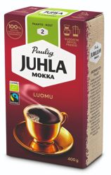 Juhla Mokka Luomu suodatinkahvi 400 g hieno jauhatus