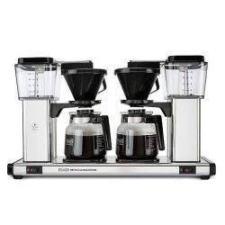 Kahvinkeitin Moccamaster Manual Double Polished silver