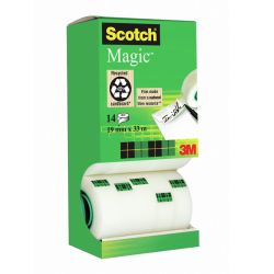 Magic 810 asiakirjateippi hyllypakkaus 19mm x 33m 14rll