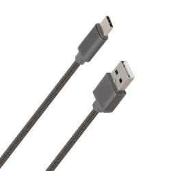 Metallipunottu Datakaapeli USB-C 1,5m