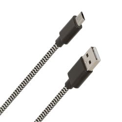 Punottu Datakaapeli Micro-USB 1,5m