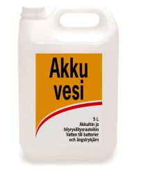 Akkuvesi 5L