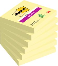 Viestilappu Super Sticky Canary Yellow keltainen 76x76mm 90kpl