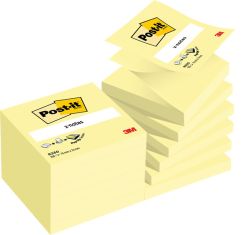 Viestilappu Canary Yellow Z-Notes keltainen 76x76mm 12x100kpl