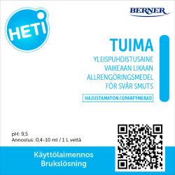 Tuima h:ton käyttöliuostarra