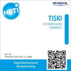 Tiski käyttöliuostarra