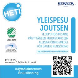 Yleispesu Joutsen h:ton käyttöliuostarra