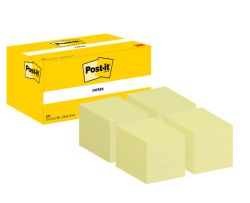 Viestilappu Canary Yellow keltainen 38x51mm 12x100kpl