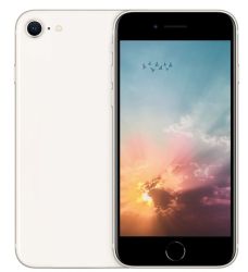 iPhone SE3rd 2022 64GB Starlight tehdashuollettu puhelin