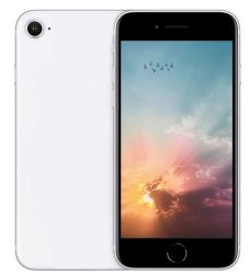 iPhone SE3rd 2022 64GB White tehdashuollettu puhelin