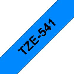 TZe-541 Tarranauha 18mmx8m musta teksti / sininen pohja