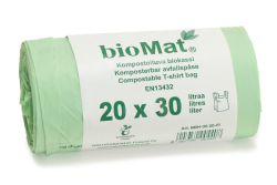 Biojätekassi 30L sangoilla 500x550/0,015mm 20kpl