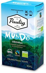 Mundo suodatinkahvi luomu 500g